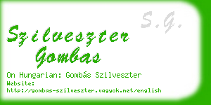 szilveszter gombas business card