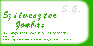 szilveszter gombas business card